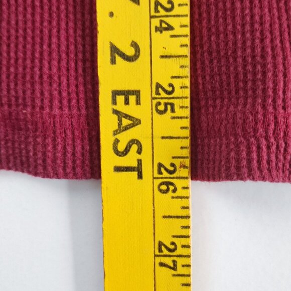 Billabong knit hoodie pull over men's size L maroon & black long sleeve - Picture 11 of 11